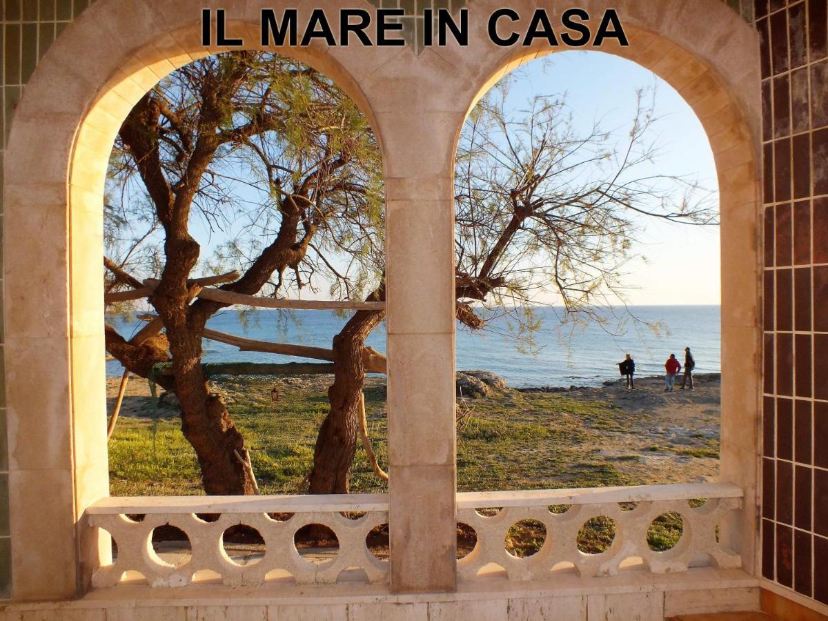 Casa Fronte Mare Villa Marina di Mancaversa Bagian luar foto