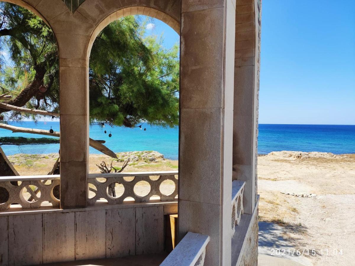 Casa Fronte Mare Villa Marina di Mancaversa Bagian luar foto