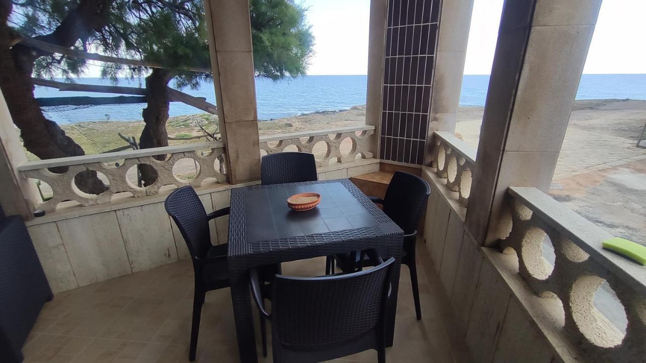 Casa Fronte Mare Villa Marina di Mancaversa Bagian luar foto