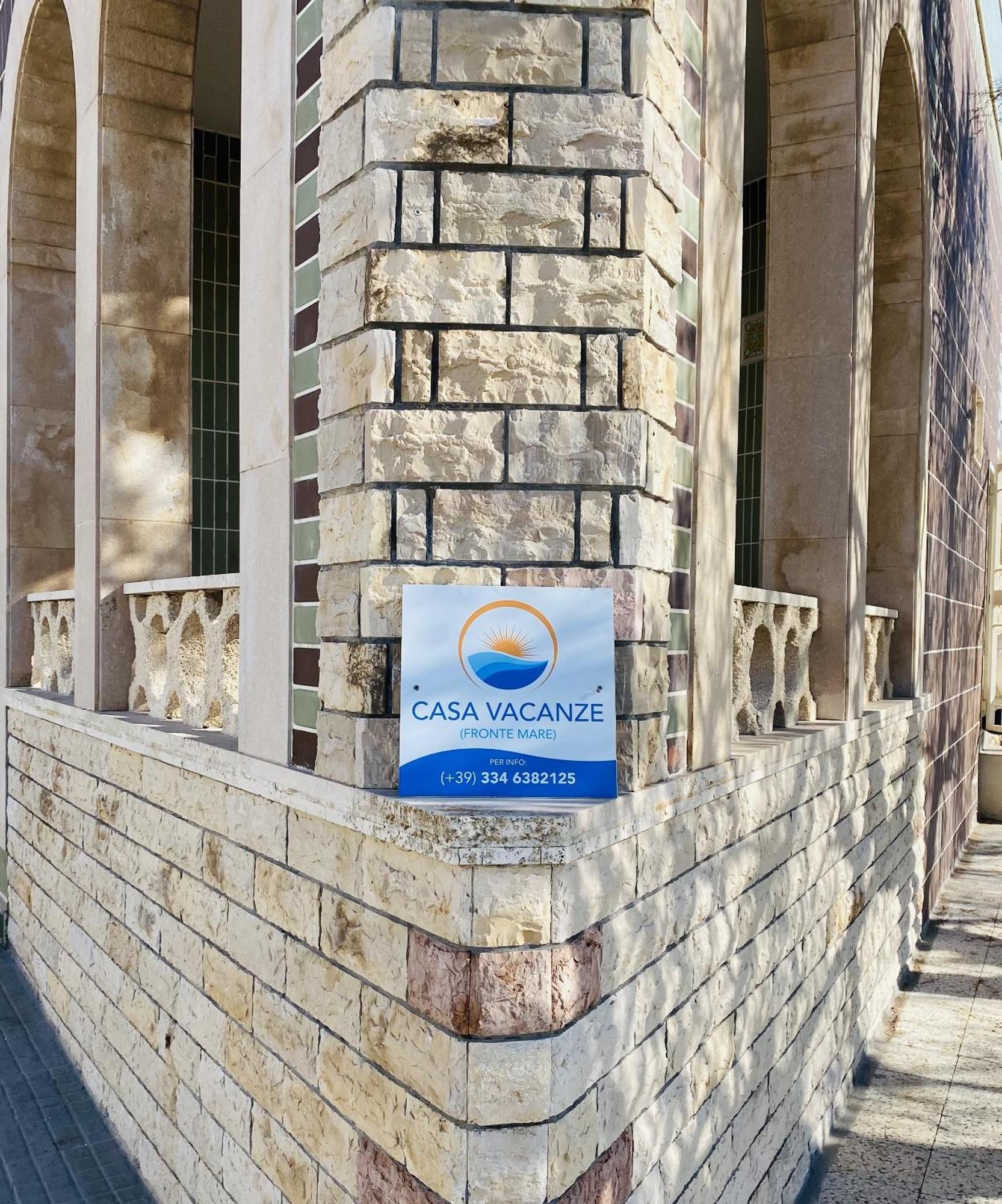 Casa Fronte Mare Villa Marina di Mancaversa Bagian luar foto